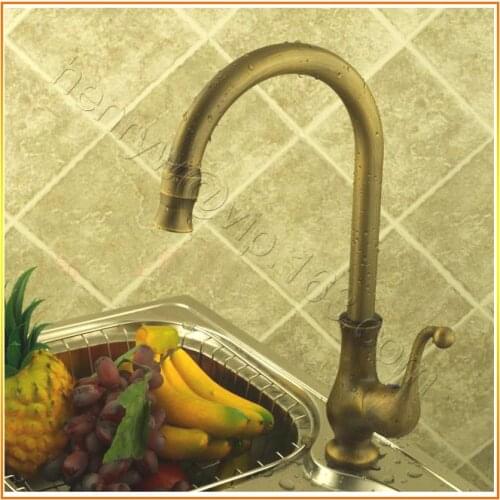 Retail- Luxury Deck Mounted Bronze Color Brass Kitchen Faucet