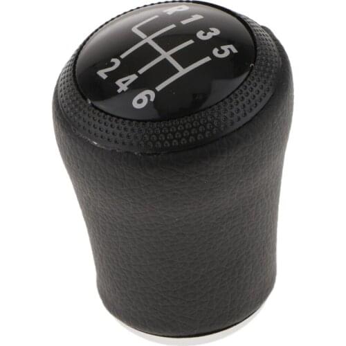 6 Speed Manual Car Gear Shift Knob Lever Leather For Audi A4 B5 A6 C5 A8 D2