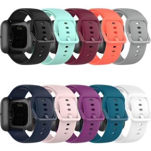 Replacement Band For Fitbit Versa 2 Soft Rubber Wrist Sport Accessories Watch Strap For Fitbit Versa/Versa 2 Belt