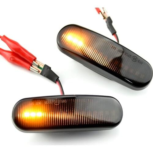 LED Dynamic Side Marker Light Repeater Lamp For Fiat Punto 3 Evo 199 Grande Panda 2 3 Van 169 312 Idea Stilo Doblo Qubo Multipla