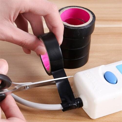 3m PVC Waterproof Self- Adhesive Electric Tape Electrician Wire Insulation Flame Retardant Plastic Tape Electrical High Voltage