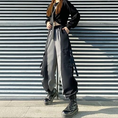 Женские брюки карго WHOHOLL China At AliExpress