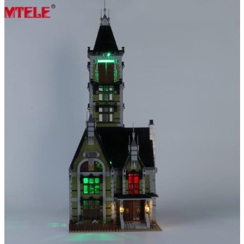 MTELE Brand LED Light Up Kit For Creator Haunted House Toys Compatible With 10273
