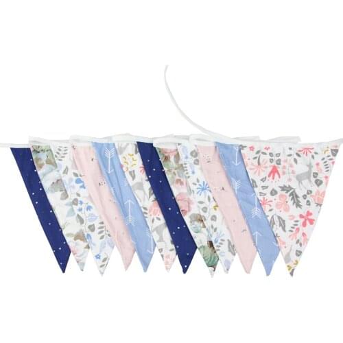 3.5M INS flags Fabric Banner Bunting Personality Wedding Birthday Party Decoration Indian tent Decoration Garden Garland