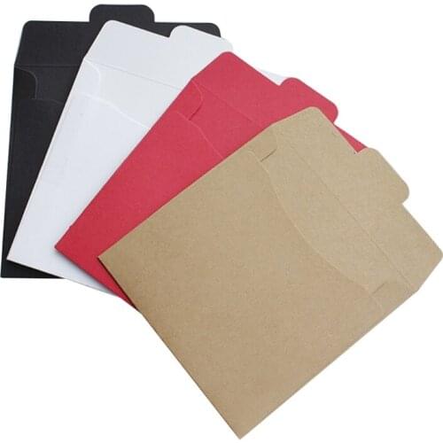 30Pcs Disc Kraft Paper Cardboard Envelopes Paper Storage Holder Covers Anti-static Container Disc Organizer 95AF