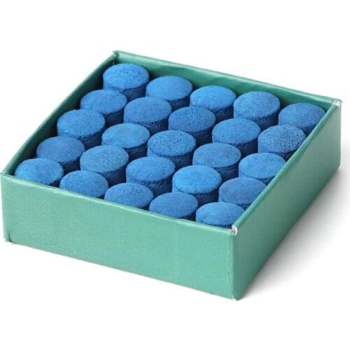 50pcs 9mm 10mm Blue Billiard Pool Cue Tips Hardness Snooker Stick Accessories