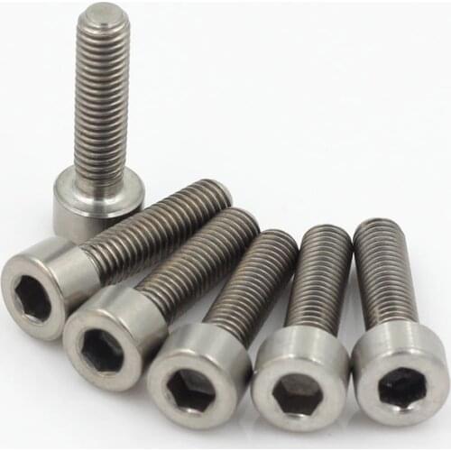 6 pcs M5X18 Titanium Ti Socket head Bolt Screw Bike Bibycle Accessories