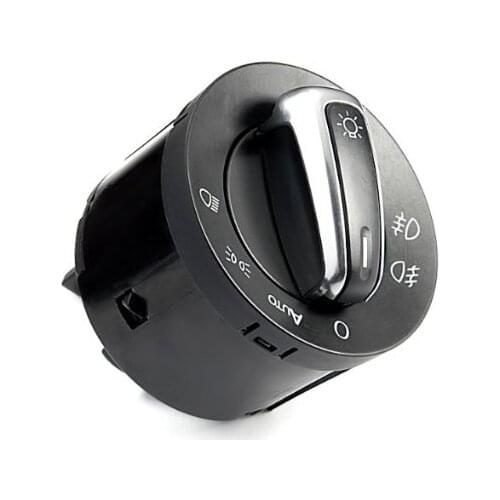 Car Styling Chrome Head Light Switch With Coming Home Automatic For Volkswagen For VW Tiguan EOS Passat B6