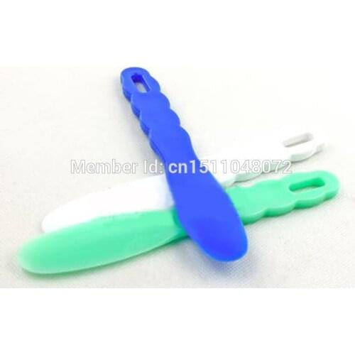 Free shipping 50pcs dental Mixing Plaster Spatula/plastic medical spatula