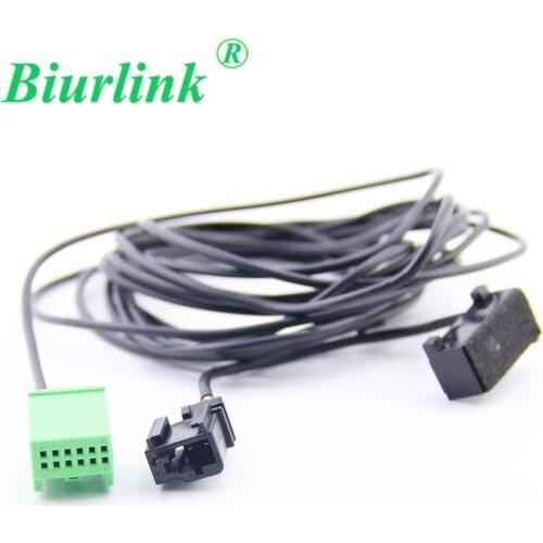 Biurlink Navigation Bluetooth Wire Harness Cables + Microphone For Volkswagen for Audi A4 A6 with RNS315 RNS510 MFD3 Headunits