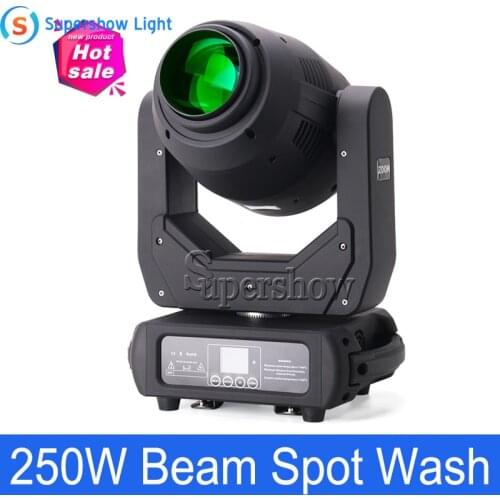 Disco event lighting 250W zoom sharpy beam 3in1 wash spot gobo rotating moving head led stage light