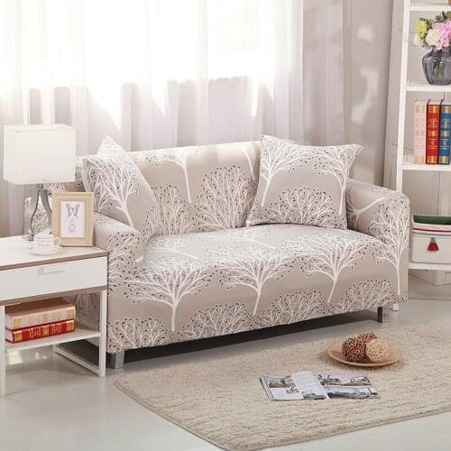 Jwels Floral Pattern Elastic Sofa Covers Stretch Universal Sectional Throw Couch Corner Cover Cases For Armchairs Funda Sillon
