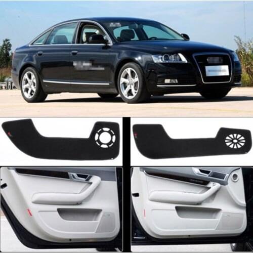 Brand New 4pcs Inside Door Anti Scratch Protection Cover Protective Pad For Audi A6L 2005-11
