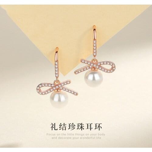 Женские золотые серьги 艾淘(饰品) China At AliExpress