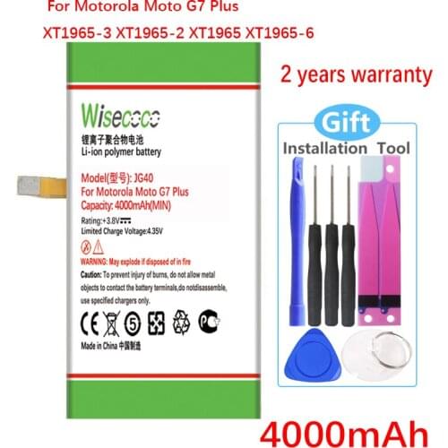 JG40 Battery For Motorola Moto G7 Plus G7Plus Global XT1965-3 XT1965-2 XT1965 XT1965-6+Tracking Number