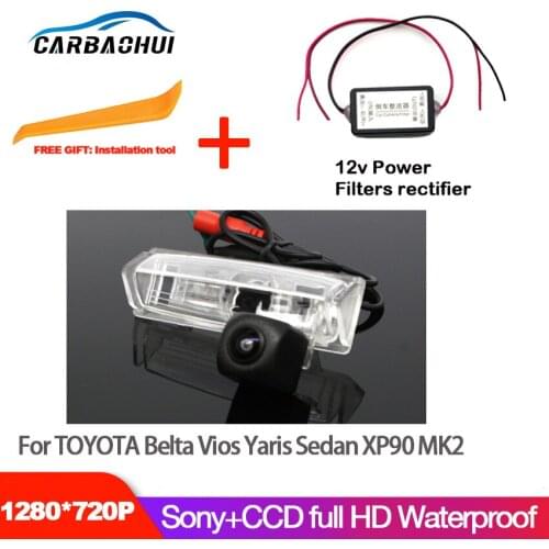 For TOYOTA Belta Vios Yaris Sedan XP90 MK2 2007~2013 Car Camera High Quality Rear View Back Up Camera Night Vision hd RCA