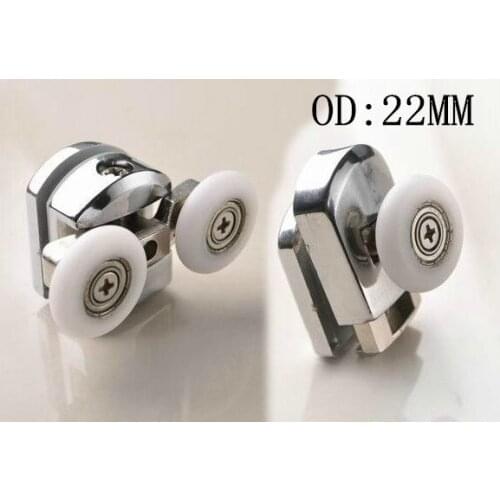 Shower door wheel Bathroom accessories glass hardware zinc alloy shower rollers