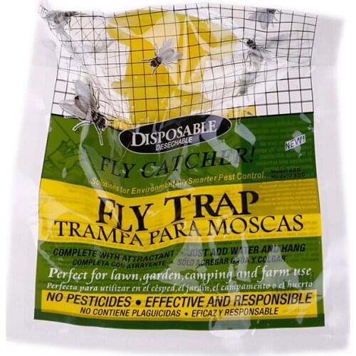 Disposable Fly Trap Non Toxic Bag Outdoor Insect Killer Pest Control Catcher
