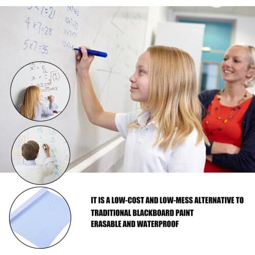 New 200 * 45 cm whiteboard sticker dry erase board removable wall decal blackboard with whiteboard pen for kids room kitchen