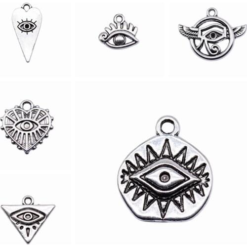 Sejuani diy charms for jewelry making kit pendant for bracelet jewelry accessories Triangular Eye Charms