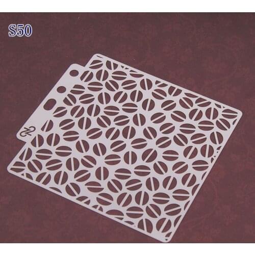 Coffee beans Layering Stencils for Diy scrapbook/photo album Decorative Embossing coloring,painting stencil,home decor