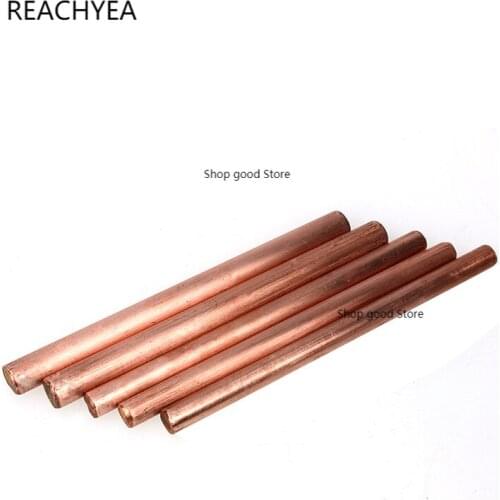 T2 Copper Red Copper Rod Solid Rod 6/8/10/12/13/200Mm Zero-Cut Electrode Copper Rod Pure Copper