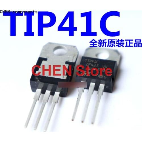 10pcs Imported new original TIP41C TO-220 NPN power transistor