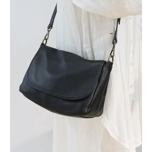 100% Genuine Leather Handbags Female Bag Casual Designer Shoulder Bag Elegant bolsa feminina Women Crossbody Messenger Bags