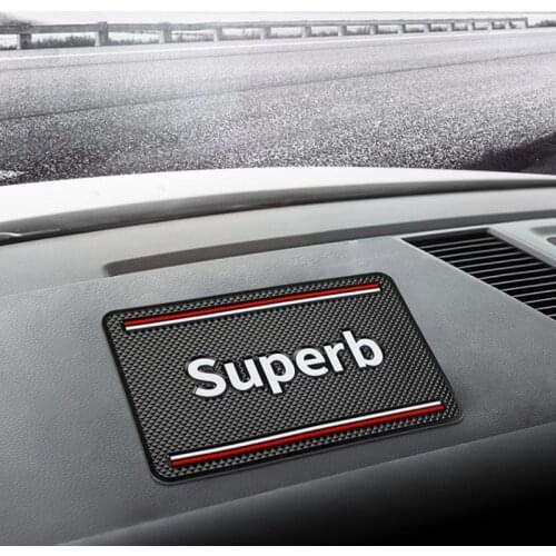 1x Car Interior Sticker Anti Slip Mat For skoda superb octavia a 5 a 7 2 Accessories Styling Dashboard Pad