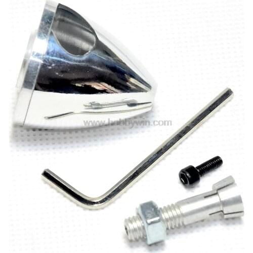 2 slot Aluminum Spinner 44mm 1.75in for 3.17 Motor Shaft RC Electric Model Airplane propeller spare parts