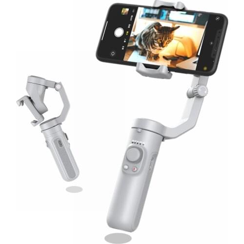 NAGNAHZ HQ3 3-Axis Handheld Gimbal Stabilizer with Tripod for Vlogging YouTube Phone Stabilizer Compatible with iOS and Android