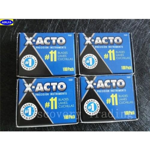 Airlfa brand 100Pcs/LOT #11 X-ACTO Black hobby Knife slices,very good to use