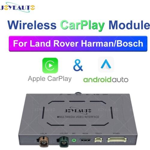JoyeAuto Wireless Apple Carplay Android Auto Car Module For Land Rover Evoque Discovery 5 Sport Harman Bosch Mirrorlink Decoder