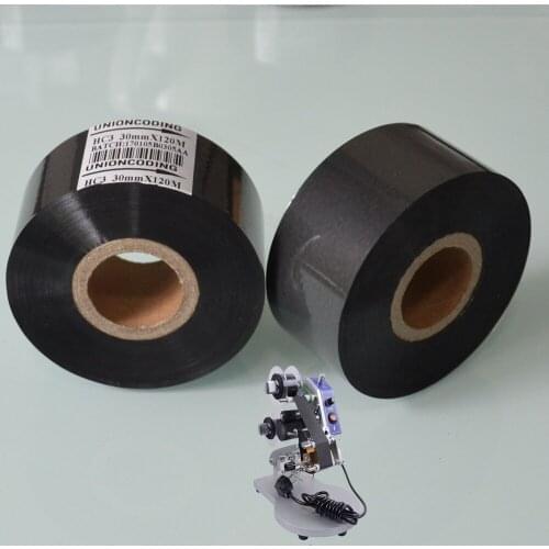 Black Width 35mm length 120M packaging machine hot stamp foil on Medical industry