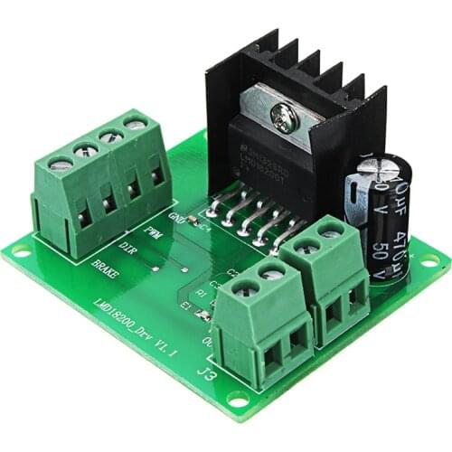 1pc New 3A 75W DC PWM Speed Adjustable Motor Driver Module LMD18200T For-arduino