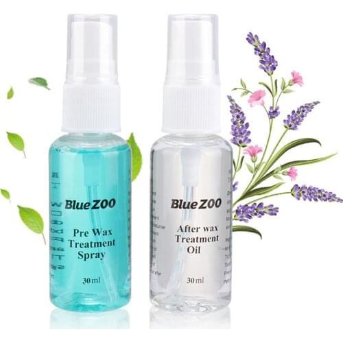 After Waxing Treatment Spray Kit 30ml, Wax Remover Cleanser, for Hair Removal