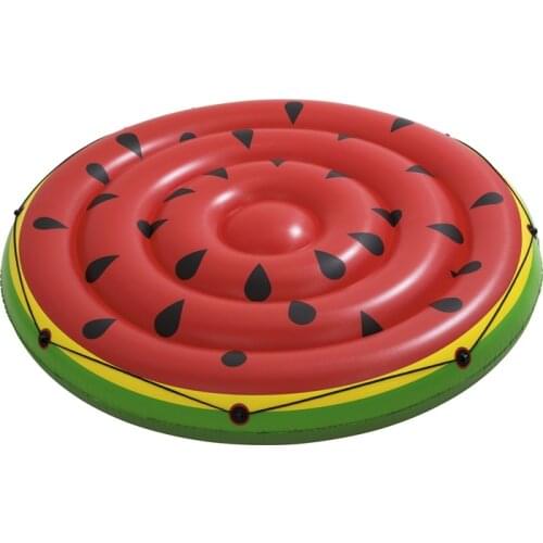 Dia 74inch Inflatable Watermelon Island Pool Float Inflatable Fruit Floats Summer Air Bed Mattress Pool Fun Water Beach Toys