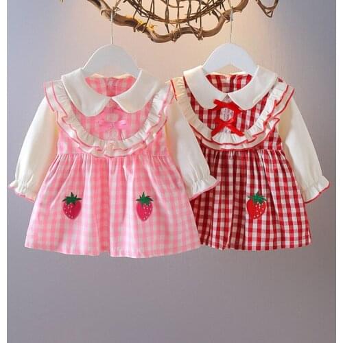 Baby Girls' clothes spring autumn princess wedding party dresses for 6m-3 year old girls baby long sleeve dress