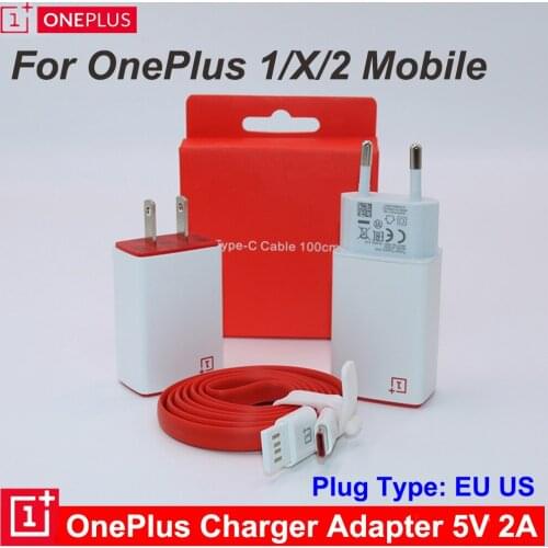 Original Oneplus 1 / X / 2 Micro USB To TYPE C Cable 5V 2A EU / US Charger Adapter For Xiaomi Mi 5 5X 6 Redmi 4 4A Note 3 4X 5A