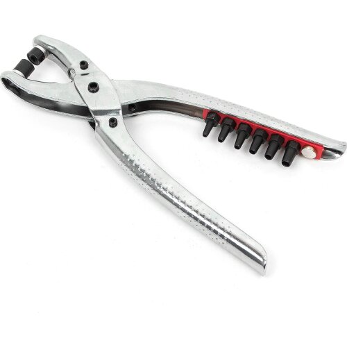 Rivets Eyelet Hole Punch Pliers Tool with 100pcs Easy Press Eyelets Grommets For Shoes Bags Leather Belt