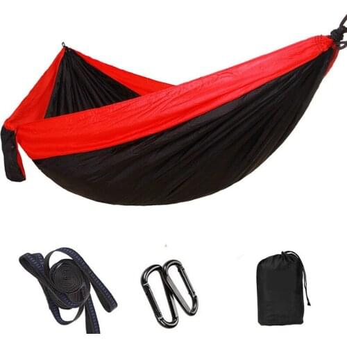 300*200 cm Stong Portable Hammock Double Person Nylon Outdoor Camping Survival Hammock Swing Hunting Hanging Sleeping Chair