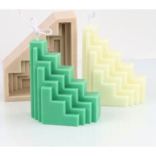 Geometry Shape Silicone Candle Mold Soap Mould DIY Handcraft Wedding Decoration Tool Baking Cake Kitchen Supplies
