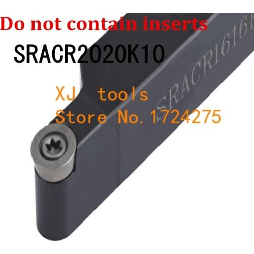 SRACR2020K10/ SRACL2020K10 Metal Lathe Cutting Tools Lathe Machine,CNC Turning Tools External Turning Tool Holder S-Type SRACR/L