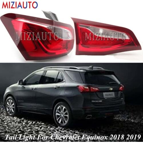 MIZIAUTO Tail Light For Chevrolet Equinox 2018 2019 Rear Light Tail Lights Warning Light Brake Light Rear Bumper Light