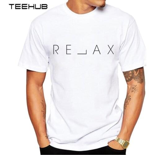 TEEHUB Mens New Fashion Relax Design Short Sleeve T-Shirt Cool Words Printed Tops Hipster Tee Shirts