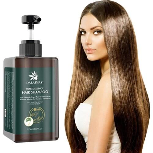 150ml Hair Growth Shampoo Ginger And Polygonum Multiflorum Hair Shampoo Prevent Hair Loss Thick Natural Hair Shampoo