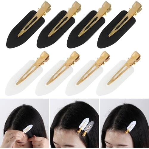 4PCS Seamless Hairdress Clip Professional No Bend No Crease Salon Styling Fixed Hair Clip Hairdressing Tools Styling Accessories
