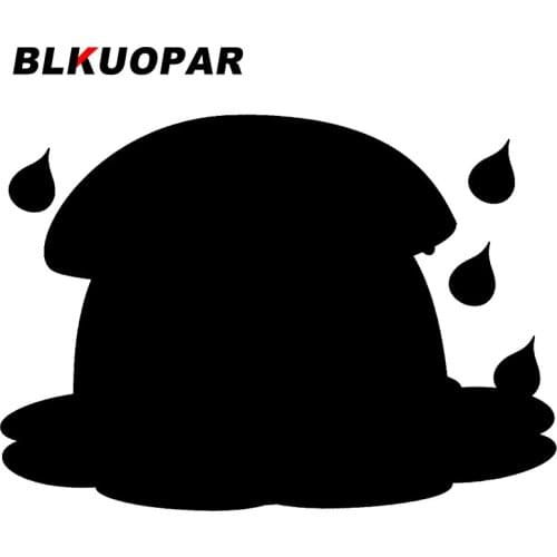 BLKUOPAR for Mushrooms in the Rain Car Stickers Sunscreen Decals Graffiti Die Cut Scratch-Proof Windows Trunk Decor Car Goods