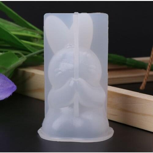 D2TD Silicone Mold 3D Animal Cute Rabbit Deer Christmas Gifts DIY Jewelry Pendant Tools Cake Fondant Chocolate Decor Crafts