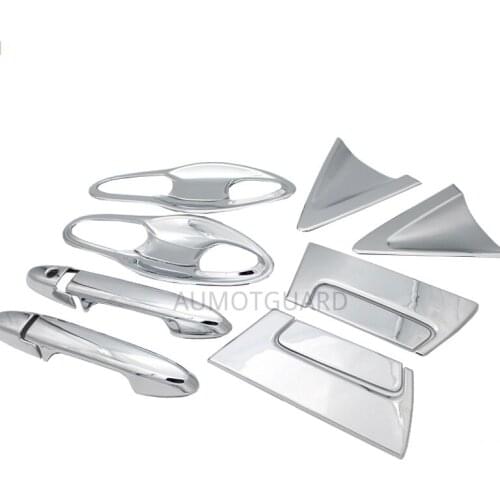 For Honda HR-V HRV Vezel 2015 2016 2017 Side Rear Door Handle Chrome Bowl Cover Insert Trim Garnish Molding Car Styling